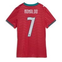 Stroje piłkarskie Portugalia Cristiano Ronaldo #7 Koszulka Podstawowej dla damskie MŚ 2026 Krótki Rękaw